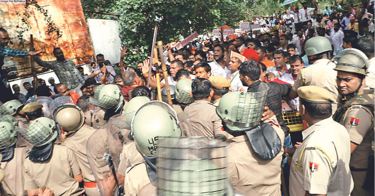 Rajsamand BJP workers attempt to gherao collectorate, clash with police